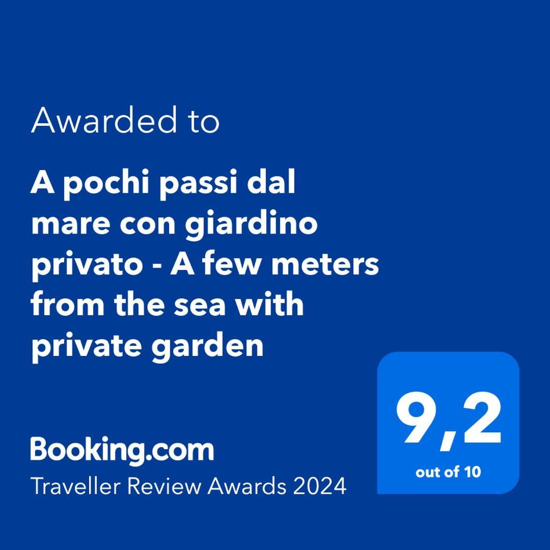 דירות סטינטינו L' Elicriso, A Pochi Passi Dal Mare Con Giardino Privato - The Elicriso, A Few Meters From The Sea, With Private Garden מראה חיצוני תמונה